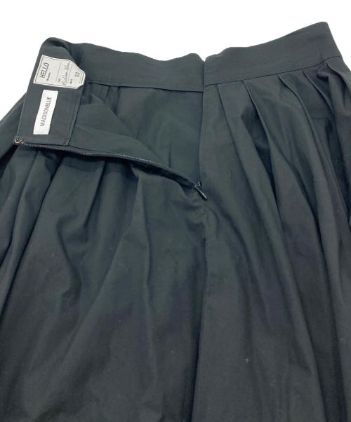MADISON BLUE（マディソンブルー）MADISON BLUE (マディソンブルー) タックボリュームスカート　ロングスカート ブラック サイズ:00の古着・服飾アイテム