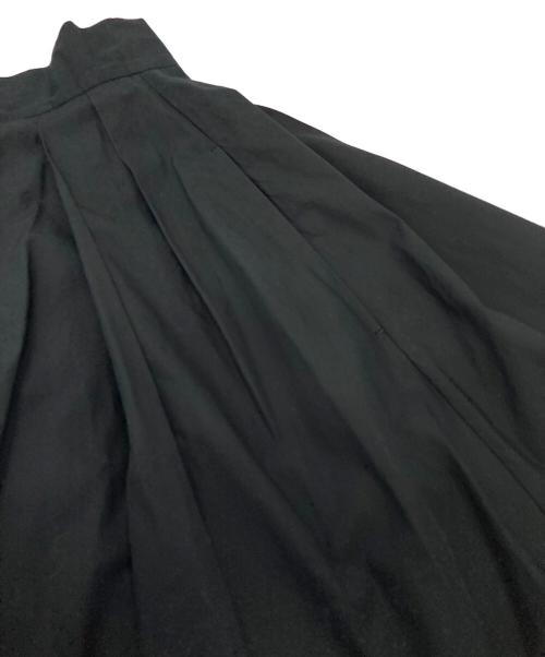 MADISON BLUE（マディソンブルー）MADISON BLUE (マディソンブルー) タックボリュームスカート　ロングスカート ブラック サイズ:00の古着・服飾アイテム