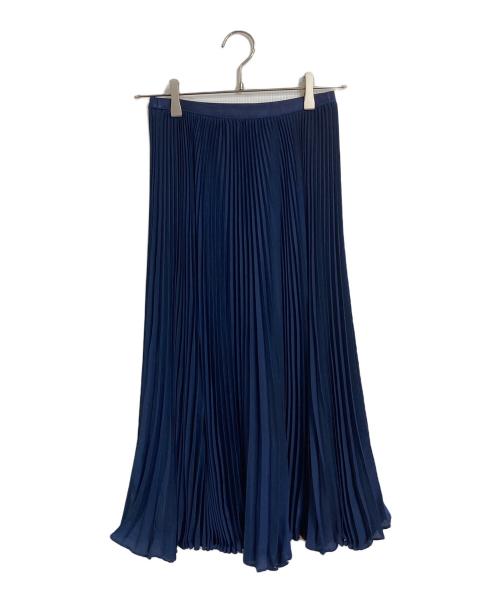 POLO RALPH LAUREN（ポロ・ラルフローレン）POLO RALPH LAUREN (ポロ・ラルフローレン) プリーツスカート　ロングスカート ネイビー サイズ:XSの古着・服飾アイテム