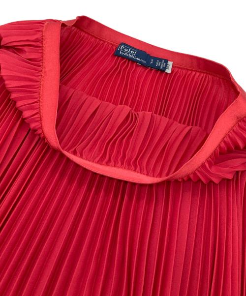 POLO RALPH LAUREN（ポロ・ラルフローレン）POLO RALPH LAUREN (ポロ・ラルフローレン) プリーツスカート レッド サイズ:Sの古着・服飾アイテム