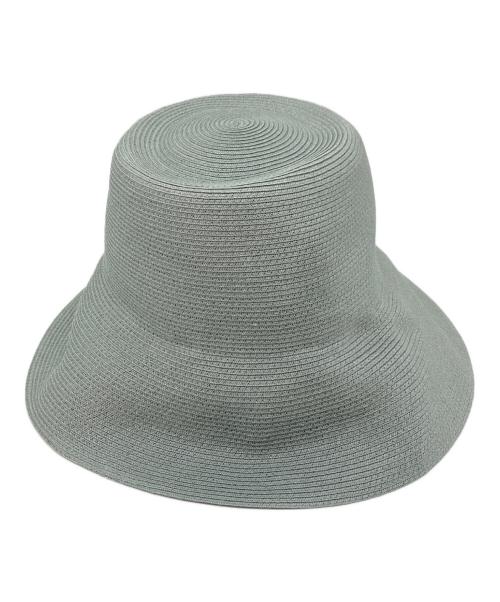 ENTWURFEIN（エントワフェイン）ENTWURFEIN (エントワフェイン) Laura/ラミー素材 バケットハット グリーン サイズ:実寸参照の古着・服飾アイテム