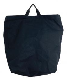 yorozu（ヨロズ）の古着「A-TEX タスキショルダーFF ハンドバッグ　トートバッグ　 2WAY 日本製」｜ブラック