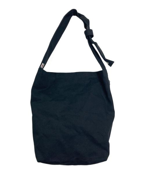 yorozu（ヨロズ）yorozu (ヨロズ) A-TEX タスキショルダーFF ハンドバッグ　トートバッグ　 2WAY 日本製 ブラック サイズ:実寸参照の古着・服飾アイテム