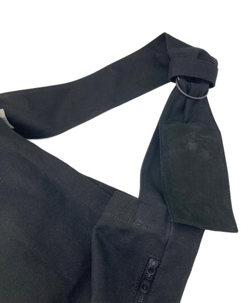 yorozu（ヨロズ）yorozu (ヨロズ) A-TEX タスキショルダーFF ハンドバッグ　トートバッグ　 2WAY 日本製 ブラック サイズ:実寸参照の古着・服飾アイテム