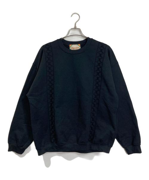 RELAXFIT by supermarket（リラックスフィットバイスーパーマーケット）RELAXFIT by supermarket (リラックスフィットバイスーパーマーケット) 刺繍スウェット ブラック サイズ:XLの古着・服飾アイテム
