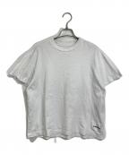 JIL SANDER+ジルサンダープラス）の古着「Tシャツ　半袖カットソー　コットンT」｜ホワイト