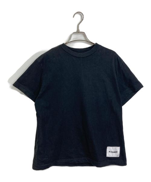 JIL SANDER+（ジルサンダープラス）JIL SANDER+ (ジルサンダープラス) Tシャツ　半袖カットソー　コットンT ブラック サイズ:Mの古着・服飾アイテム