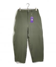 THE NORTHFACE PURPLELABEL（ザ・ノースフェイス パープルレーベル）の古着「Stretch Twill Wide Tapered Field Pants」｜グリーン