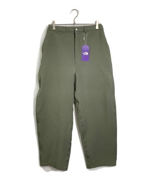 THE NORTHFACE PURPLELABEL（ザ・ノースフェイス パープルレーベル）THE NORTHFACE PURPLELABEL (ザ・ノースフェイス パープルレーベル) Stretch Twill Wide Tapered Field Pants グリーン サイズ:30 未使用品の古着・服飾アイテム