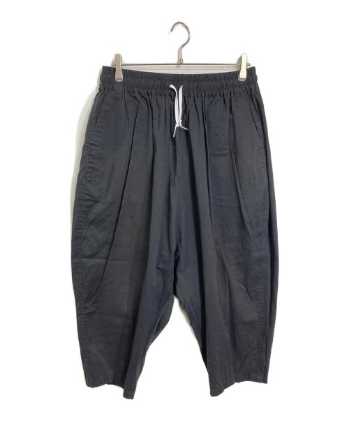 WHITE MOUNTAINEERING（ホワイトマウンテ二アニング）WHITE MOUNTAINEERING (ホワイトマウンテ二アニング) TAPERED SAROUEL PANTS ワイドパンツ　テーパードパンツ ブラック サイズ:2の古着・服飾アイテム