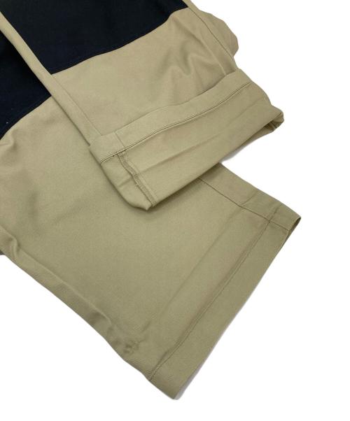 BEAMS（ビームス）BEAMS (ビームス) Dickies (ディッキーズ) 2トーンダブルニーワークパンツ ベージュ×ブラック サイズ:Mの古着・服飾アイテム