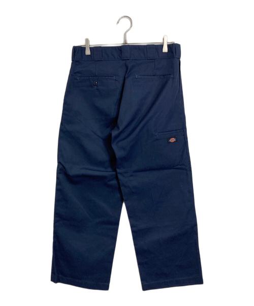 Dickies（ディッキーズ）Dickies (ディッキーズ) ダブルニーワークパンツ　ルーズフィット　ネイビー ネイビー サイズ:32×30の古着・服飾アイテム