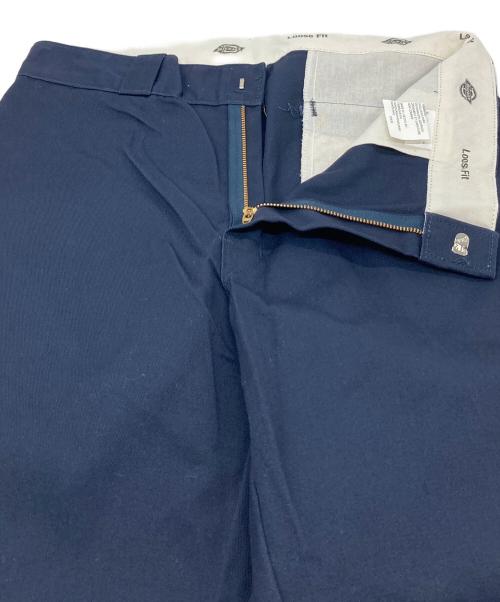 Dickies（ディッキーズ）Dickies (ディッキーズ) ダブルニーワークパンツ　ルーズフィット　ネイビー ネイビー サイズ:32×30の古着・服飾アイテム