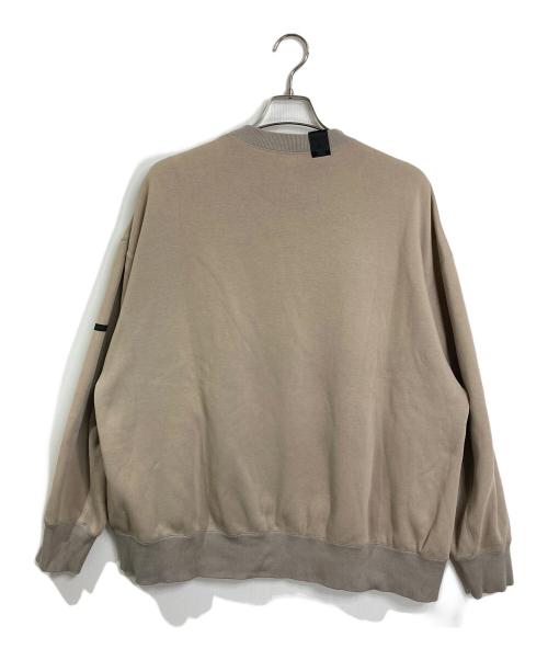 N.HOOLYWOOD（エヌ ハリウッド）N.HOOLYWOOD (エヌ ハリウッド) CREW NECK SWEATSHIRT スウェット　起毛 ベージュ サイズ:36の古着・服飾アイテム