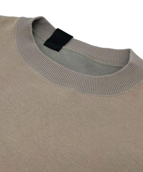 N.HOOLYWOOD（エヌ ハリウッド）N.HOOLYWOOD (エヌ ハリウッド) CREW NECK SWEATSHIRT スウェット　起毛 ベージュ サイズ:36の古着・服飾アイテム