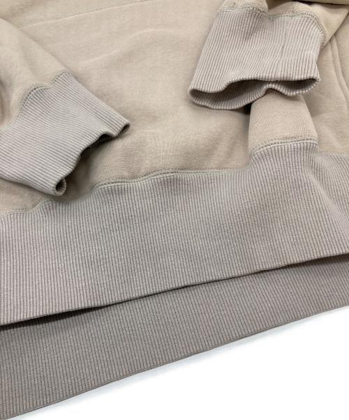 N.HOOLYWOOD（エヌ ハリウッド）N.HOOLYWOOD (エヌ ハリウッド) CREW NECK SWEATSHIRT スウェット　起毛 ベージュ サイズ:36の古着・服飾アイテム