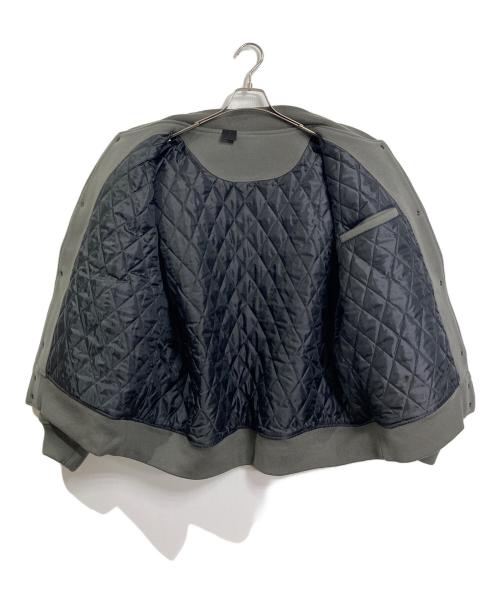 N.HOOLYWOOD（エヌ ハリウッド）N.HOOLYWOOD (エヌ ハリウッド) コンパイルライン スタジアムジャケット　アウター　日本製 オリーブ サイズ:38の古着・服飾アイテム