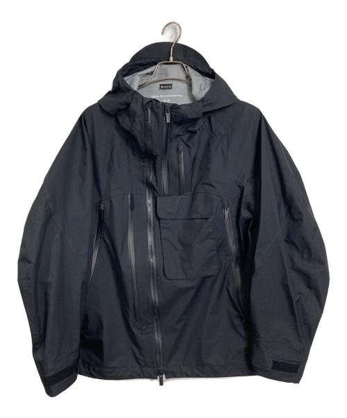WHITE MOUNTAINEERING（ホワイトマウンテ二アニング）WHITE MOUNTAINEERING (ホワイトマウンテ二アニング) GORE-TEX 30D ASYMMETRY JACKET マウンテンジャケット　ナイロンジャケット　ラグランジャケット　2023AW ブラック サイズ:1の古着・服飾アイテム