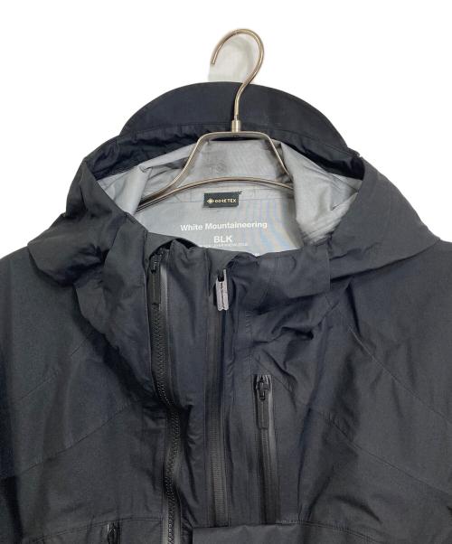 WHITE MOUNTAINEERING（ホワイトマウンテ二アニング）WHITE MOUNTAINEERING (ホワイトマウンテ二アニング) GORE-TEX 30D ASYMMETRY JACKET マウンテンジャケット　ナイロンジャケット　ラグランジャケット　2023AW ブラック サイズ:1の古着・服飾アイテム