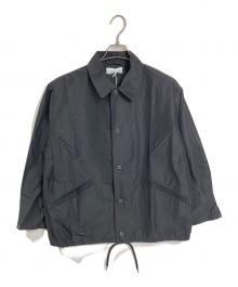 MARKA（マーカ）の古着「コーチジャケット　シルク混ジャケット」｜ブラック