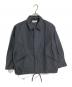 MARKA（マーカ）の古着「コーチジャケット　シルク混ジャケット」｜ブラック