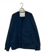 nanamicaナナミカ）の古着「ardigan ラグランカーディガン」｜ネイビー