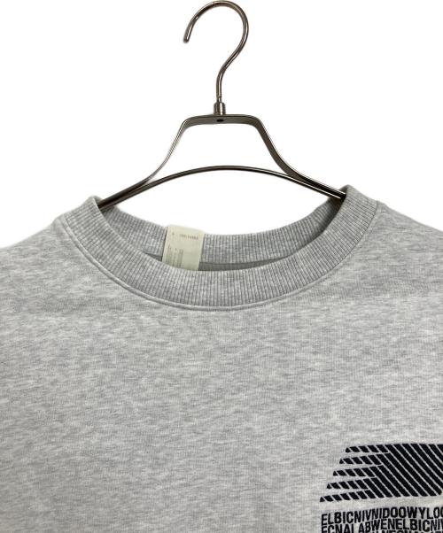 N.HOOLYWOOD（エヌ ハリウッド）N.HOOLYWOOD (エヌ ハリウッド) NEW BALANCE (ニューバランス) ロゴスウェット　 グレー サイズ:Lの古着・服飾アイテム