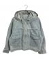 pinue（ピヌエ）の古着「デニムジャケット　フーディー　ラグラン」｜ブルー