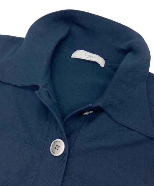 SLOBE IENA（スローブ イエナ）SLOBE IENA (スローブ イエナ) ポロエリニットワンピース　 ネイビー サイズ:実寸参照の古着・服飾アイテム