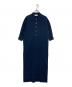 SLOBE IENA（スローブ イエナ）の古着「ポロエリニットワンピース　」｜ネイビー