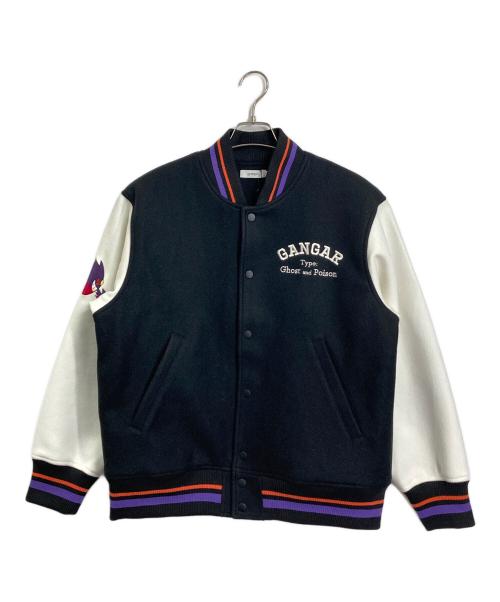 graniph（グラニフ）graniph (グラニフ) スタジアムジャンパー　ポケモン　ゲンガー ブラック サイズ:M 未使用品の古着・服飾アイテム