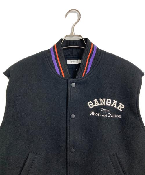 graniph（グラニフ）graniph (グラニフ) スタジアムジャンパー　ポケモン　ゲンガー ブラック サイズ:M 未使用品の古着・服飾アイテム