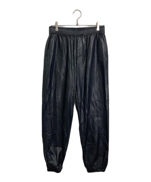 .efiLevol（エフィレボル）.efiLevol (エフィレボル) フェイクレザーパンツ　 ブラック サイズ:FREEの古着・服飾アイテム