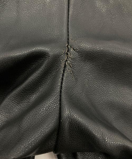 .efiLevol（エフィレボル）.efiLevol (エフィレボル) フェイクレザーパンツ　 ブラック サイズ:FREEの古着・服飾アイテム