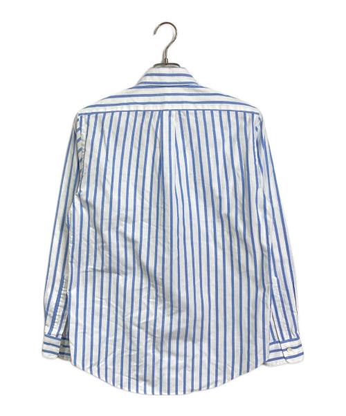 POLO RALPH LAUREN（ポロ・ラルフローレン）POLO RALPH LAUREN (ポロ・ラルフローレン) ストライプシャツ　CLASSIC FIT ホワイト　ブルー　ポニー ホワイト×ブルー サイズ:Sの古着・服飾アイテム