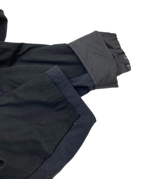 Barbour（バブアー）Barbour (バブアー) YOKE (ヨーク) SPEY×TRANSPORT：ブルゾン　カバーオール　ドッキングデザイン　オーバーサイズ　JOURNAL STANDARD別注  ブラック サイズ:4の古着・服飾アイテム