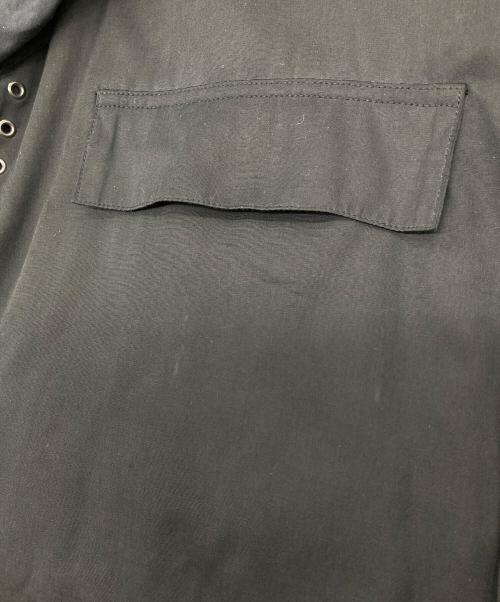 Barbour（バブアー）Barbour (バブアー) YOKE (ヨーク) SPEY×TRANSPORT：ブルゾン　カバーオール　ドッキングデザイン　オーバーサイズ　JOURNAL STANDARD別注  ブラック サイズ:4の古着・服飾アイテム