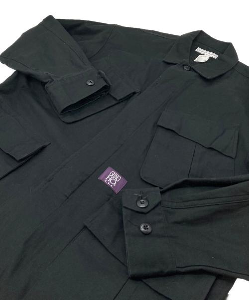 UNIVERSAL PRODUCTS.（ユニバーサルプロダクツ）UNIVERSAL PRODUCTS. (ユニバーサルプロダクツ) GUNG HO (ガンホー) FATIGUE JACKET コットンジャケット ブラック サイズ:3の古着・服飾アイテム