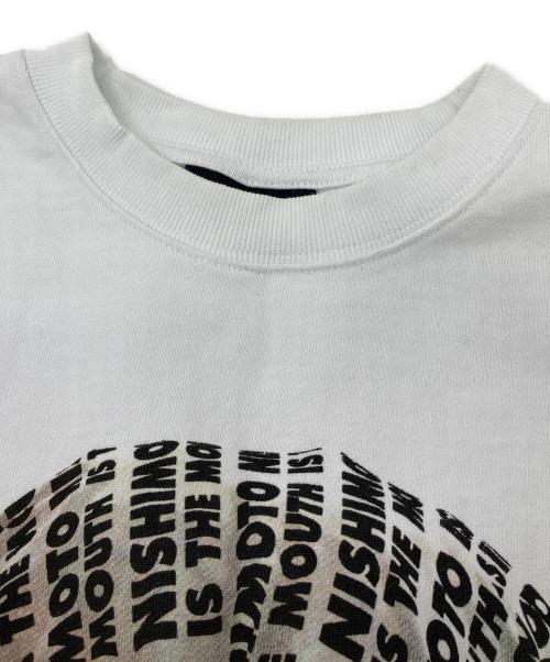 NISHIMOTO IS THE MOUTH（ニシモトイズザマウス）nishimoto is the mouth (ニシモトイズザマウス) クルーネックスウェット ホワイト サイズ:XLの古着・服飾アイテム