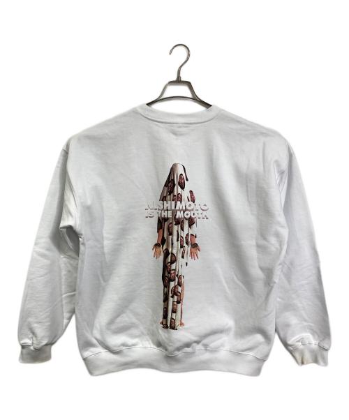 NISHIMOTO IS THE MOUTH（ニシモトイズザマウス）nishimoto is the mouth (ニシモトイズザマウス) クルーネックスウェット ホワイト サイズ:XLの古着・服飾アイテム