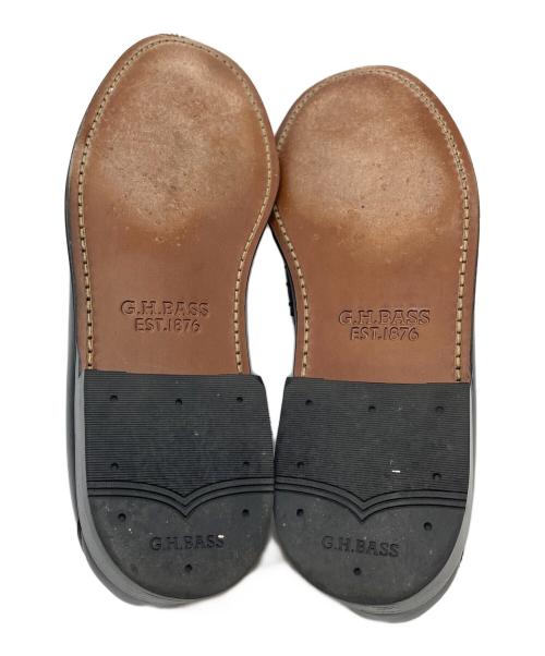 G.H.BASS（ジーエイチバス）G.H.BASS (ジーエイチバス) ラーソンコインローファー ブラック サイズ:UK 8.5の古着・服飾アイテム