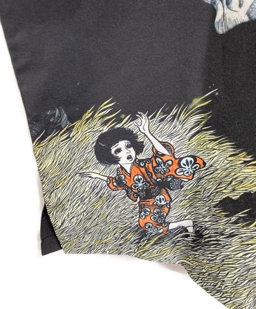 graniph（グラニフ）graniph (グラニフ) 水木しげる (ミズキシゲル) がしゃどくろ シャツ　グラフィックシャツ ブラック サイズ:Sの古着・服飾アイテム