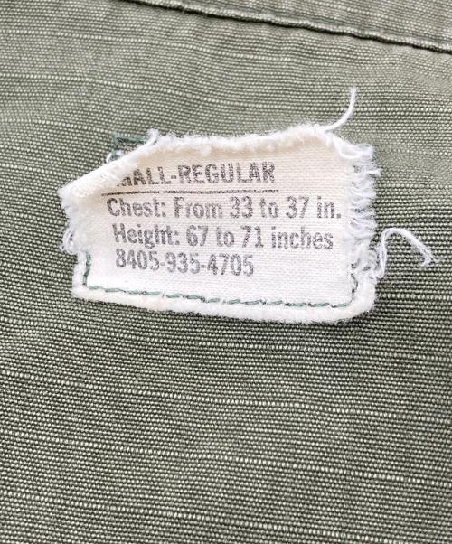 US ARMY（ユーエスアーミー）US ARMY (ユーエスアーミー) 【古着】4th JUIGUNGLE FATE JACKET フォース ジュングフェイト ジャケット  60s 60年代　アウター　ライトアウター オリーブ サイズ:Sの古着・服飾アイテム