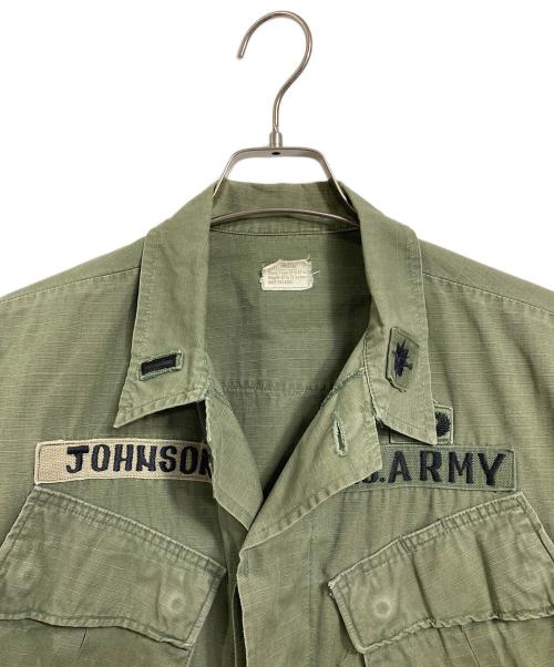 US ARMY（ユーエスアーミー）US ARMY (ユーエスアーミー) 【古着】4th JUIGUNGLE FATE JACKET フォース ジュングフェイト ジャケット  60s 60年代　アウター　ライトアウター オリーブ サイズ:Sの古着・服飾アイテム
