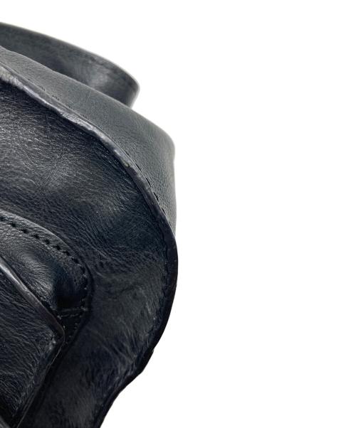 ANNA SUI（アナスイ）ANNA SUI (アナスイ) レザーハンドバッグ ブラック サイズ:実寸参照の古着・服飾アイテム