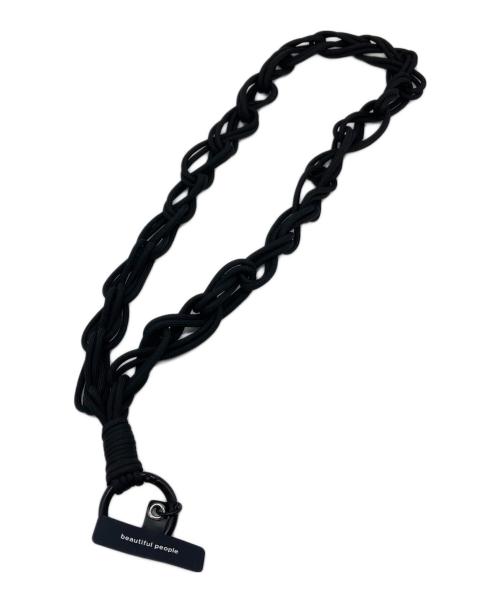 beautiful people（ビューティフルピープル）beautiful people (ビューティフルピープル) STUDIOUS別注 スマホショルダー ブラック サイズ:実寸参照の古着・服飾アイテム