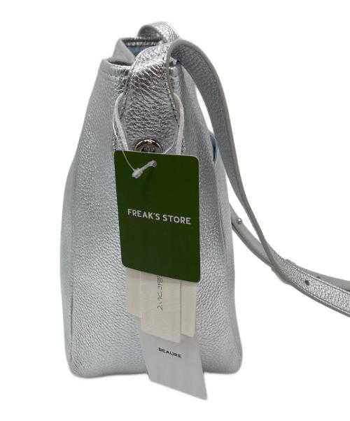 Beaure（ビュレ）Beaure (ビュレ) カウレザー バケツ型ワンショルダーバッグ　FREAK'S STORE別注 シルバー サイズ:実寸参照 未使用品の古着・服飾アイテム