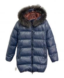 DUVETICA（デュベティカ）の古着「KAPPAナイロンダウンコート  ダウンコート　アウター」｜ネイビー