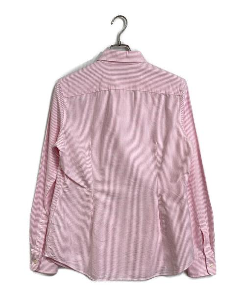POLO RALPH LAUREN（ポロ・ラルフローレン）POLO RALPH LAUREN (ポロ・ラルフローレン) ストライプシャツ　コットンシャツ ピンク サイズ:Lの古着・服飾アイテム
