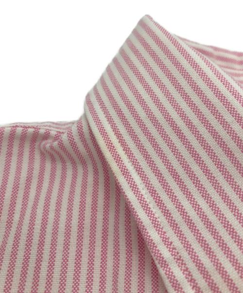 POLO RALPH LAUREN（ポロ・ラルフローレン）POLO RALPH LAUREN (ポロ・ラルフローレン) ストライプシャツ　コットンシャツ ピンク サイズ:Lの古着・服飾アイテム
